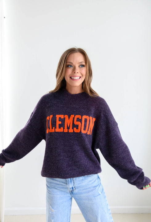 Clemson Varsity Turtleneck Sweater